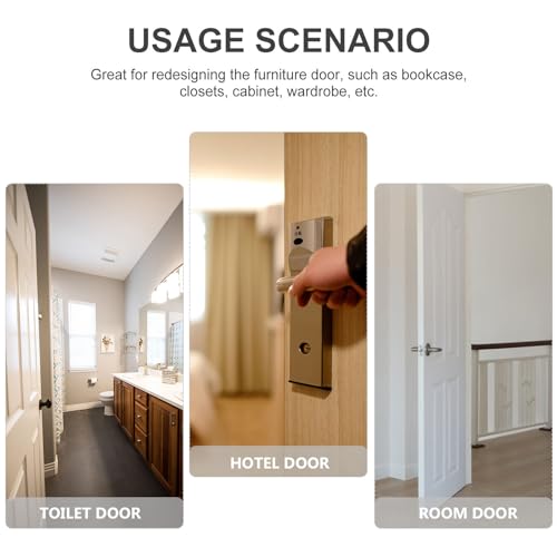 Cierrapuertas automático interior Gatuida muelle ajustable de acero inoxidable para el hogar 8
