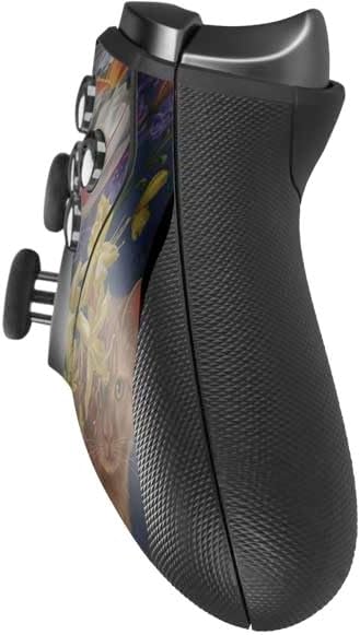 Skinit Decal Gaming Skin Compatible with Xbox Elite Wireless Controller Series 2 - Officially Licensed Nene Thomas Tabby Cat with Flowers by Nene Thomas Design