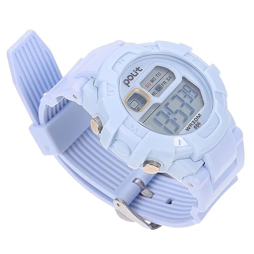 LRXIYODE Reloj Electronico para Mira para Pendiente De Reloj Electrónico Relojes Deportivos para Estudiantes Mirar Chicos Watches Deportes Retroiluminado Azul Espejo Plástico