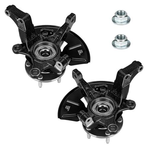 TadaMark Front Steering Knuckles & Wheel Bearing Hub Assembly Fit for Ford Escape 2005-2012, fit for Mercury Mariner 2005-2011 fit for Mazda Tribute, Replace for 698-404 698-405 Left Side & Right Side