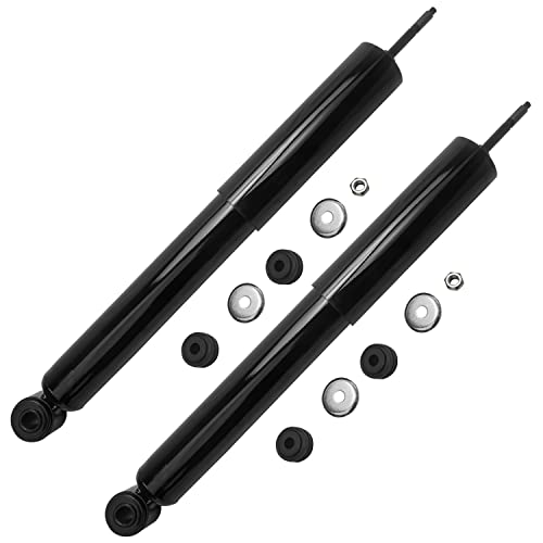 Image of Detroit Axle - Pair Rear Shocks for 2002-2005 Kia Sedona 2 Shock Absorbers Assembly 2003 2004 Replacement