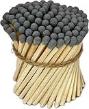 Lot de 100 recharges d'allumettes grises en vrac