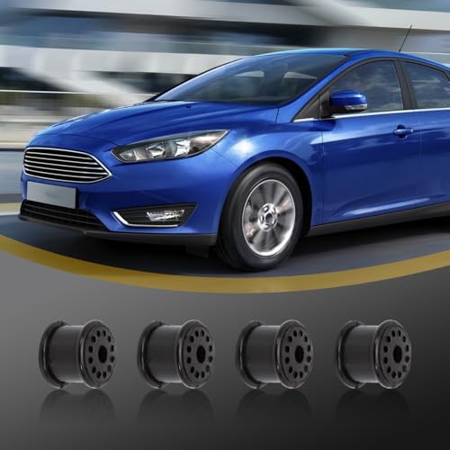 Anlseiod 4x Schalthebel Dichtung für Ford Fiesta Focus 4S6P7412AA 4S6P-7412-AA Schalthebeldichtung Manuell Wearable Cable Schalthebel Dichtung Schwarz