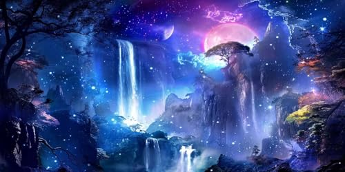 Diamond painting adulte relaxation kit broderie diamant anti stress paysage 5D