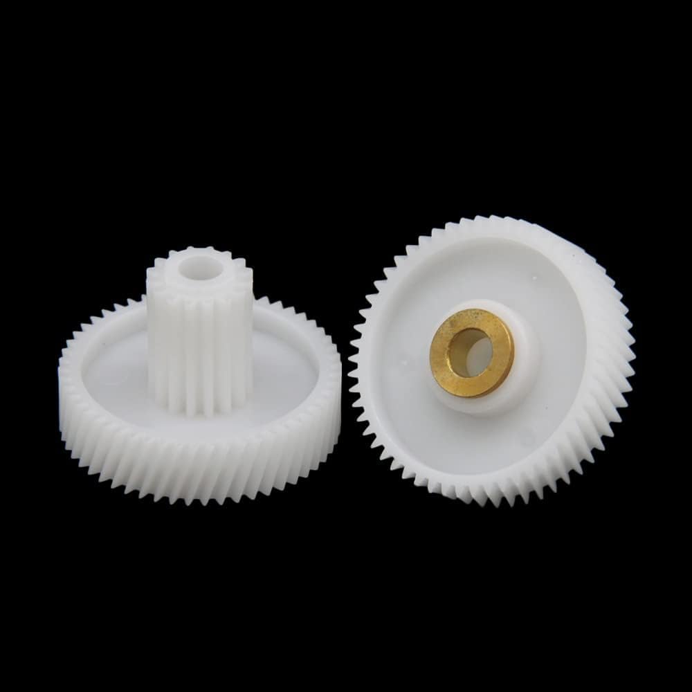 LaxTo 2pcs Meat Grinder Plastic Gear Mincer Pinion, for Elenberg MG-2501-18-3 Kitchen Appliance Spare Parts