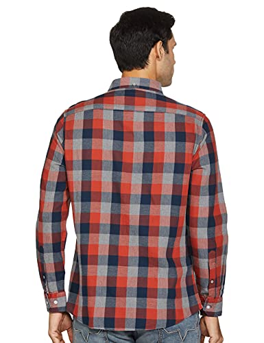 Image of Marks & Spencer Mens Solid Polyester Blend Collared Neck Regular Fit Easy Iron Shirt (Pack of 2)