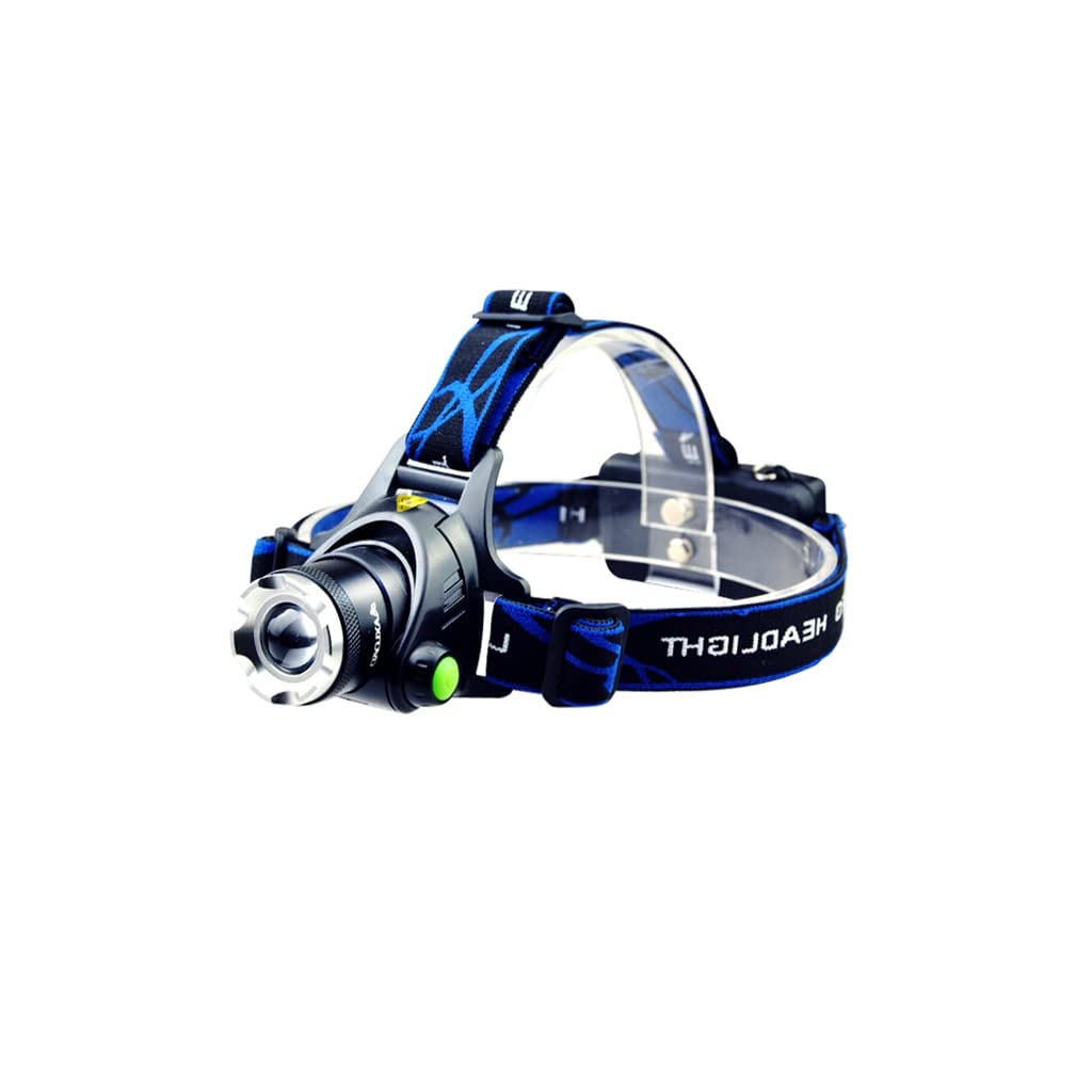 OYYMTE Headlight Head-Mounted Glare Rechargeable Zoom Flashlight Night Fishing Light Fishing Light Outdoor Led Miner Headlight