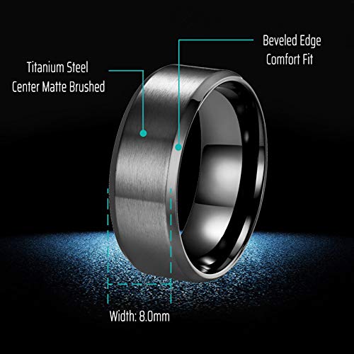 CEJUG 2Ct 18k Black Gold Wedding Ring Sets for Women and Men Hers His Titanium Bands Stainless Steel Couple Rings Cz4