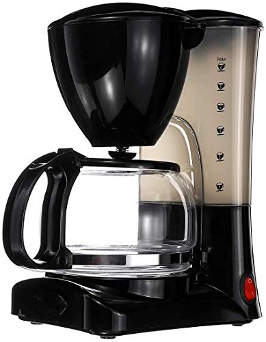 650W Elektrische Filterkaffeemaschine Mit 6 Tassen Kapazität, Automatischer Isolationsheizung Und Wiederverwendbarem Filter, Geeignet Für