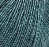 lana grossa lace merino uni 26M/34R=10x10 cm Lana Grossa - Lace Seta Mulberry - Fb. 18 dunkelpetrol 50 g