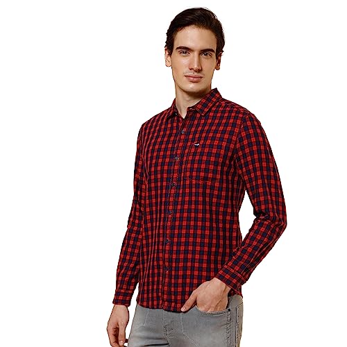 Image of Wrangler Men's Checkered Blue Shirt