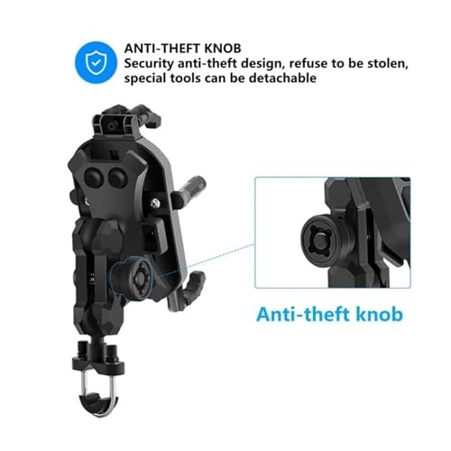 Support de téléphone pour vélo anti-vibration et orientable 360 - 6