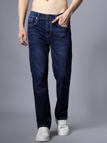 Image of HIGH Star Men's Mid Rise Wide Leg Fit Jeans