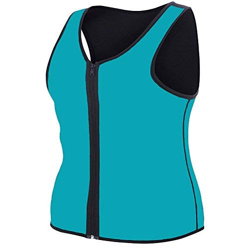 NHEIMA Men's Slimming Neoprene Hot Sweat Vest Sauna Suit Body Shaper for Weight Loss Tummy Mens Workout Tank Shirt Waist Shapers for Lost Weight, Muscle Building, Cardio Endurance and Core Strength