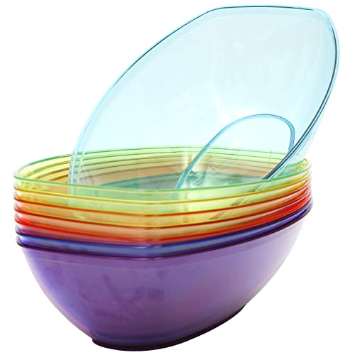 Set de 8 Tazones Plásticos para Servir y Mezclar 2400 ml miniatura 5