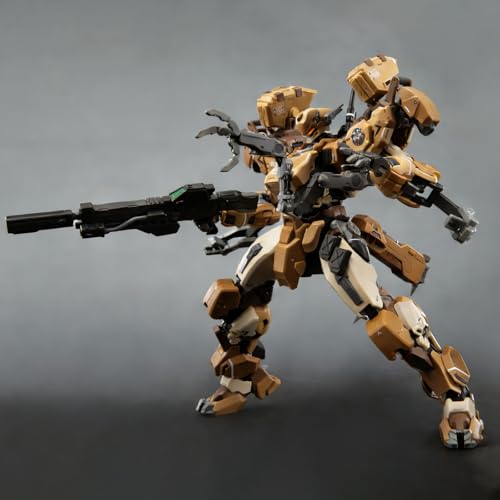 Image of Pipigirl 1 /100 Plastic Mecha Action Figures Kits, Caracal, 8.5 in High, Model Kits to Build, Easy to Assembly Mecha Model