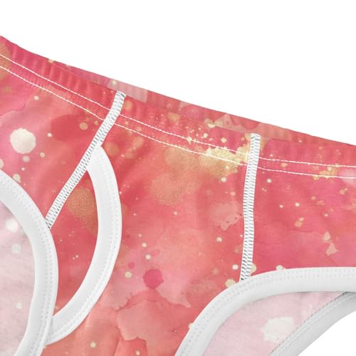 KLL Red Glitter Texturoddler Boys' Soft Underwear Breathable Children Panties4