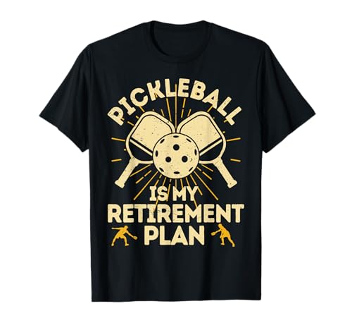 Funny Pickleball My Retirement Plan Vintage Women...