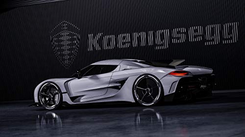 Iconic Arts Supercar- Koenigsegg Jesko Laminated 24x36 Poster