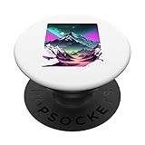 Photo Gallery vaporwave mountain synth 80s vibe midnight art popsockets popgrip intercambiabile Photo Gallery vaporwave mountain synth 80s vibe midnight art popsockets popgrip intercambiabile