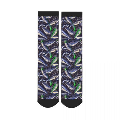 Image of Men Women Casual Cool Cute Crazy Funny Athletic Sport Novelty Graphic Crew Socks