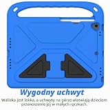 GOZOPO Etui dziecięce do iPada 9., 8., 7. generacji (iPad 10,2 cala 2021, 2020, 2019), lekkie i odporne na wstrząsy etui z uchwytem, stojak, kompatybilne z iPad 10.2 / iPad Air 3 26.7 cm / iPad Pro