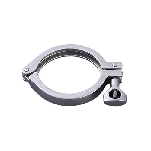 Cokyis One Color 2" Tri Clamp Fit 64Mm Ferrule O/D 304 Stainless Steel Fitting Clamp For Homebrew Diary Product