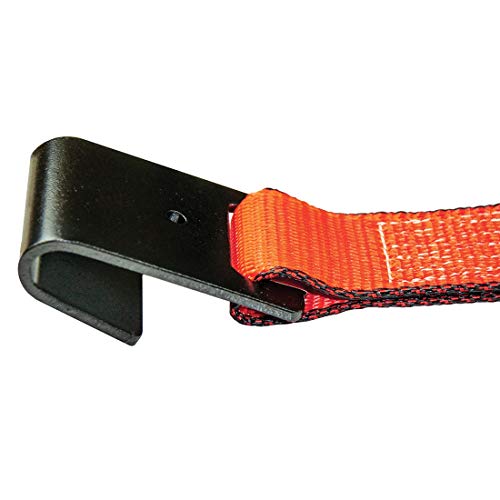 Vulcan Ratchet Strap With Flat Hooks - 2 Inch X 27 Foot - 2 Pack - Proseries - 3,300 Pound Safe Working Load #TOP6