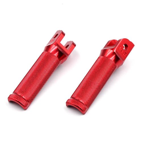 Reposapiés Delantero Para DUCATI Para Panigale 899 959 V2 V4 1100 1199 1299 SR Para Streetfighter Pedal De Para Motociclista Estriberas Moto(Rojo)