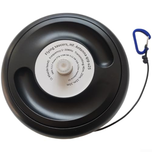 Antena de radio HF con cobertura total 1-30 MHz y anillo magnético de alta recepción