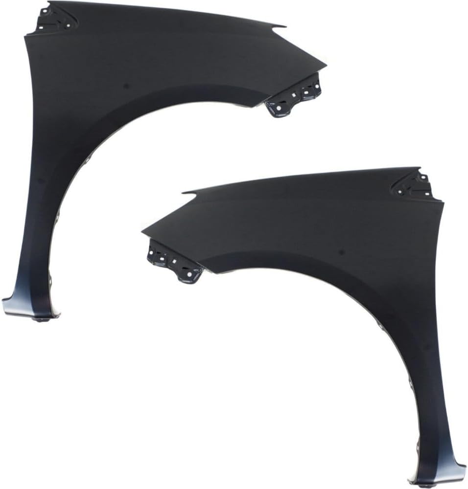 Quarter Panel 2pcs Front Left Driver Right Passenger Side Primed Steel without Hole for Toyota