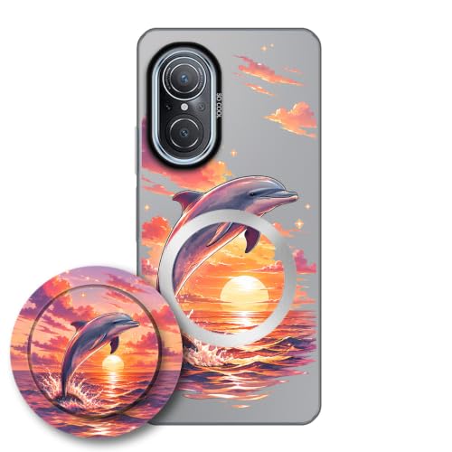 JGOYGYI Case for Huawei Nova 9 SE with Magnetic Detachable Grip Stand