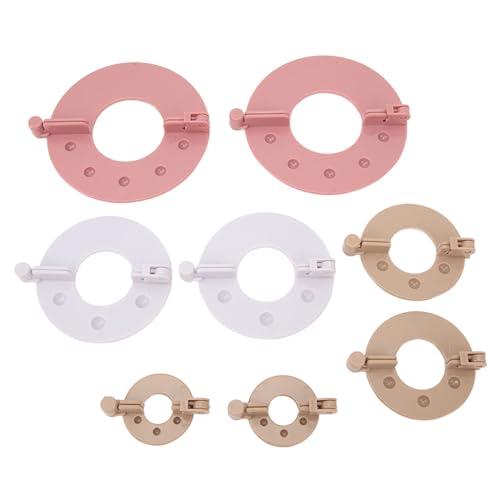 evhooe Kit de 8 peças para fazer pompons para melhorar a eficiência, tecelão de bolas fofas, faça vo