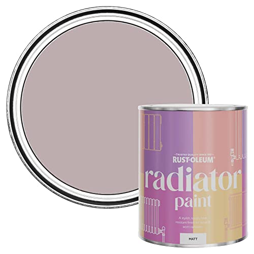Rust-Oleum Light Pink Radiator Paint in Matt Finish - Homespun 750ml