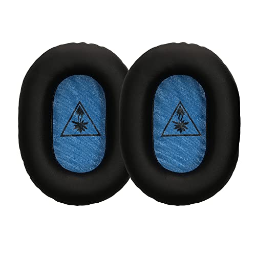 kwmobile Ear Pads Compatible with Turtle Beach Recon 70 / Recon 50 / Recon 60P / Stealth 500/600 / 700 Earpads - 2X Replacement for Headphones - Black