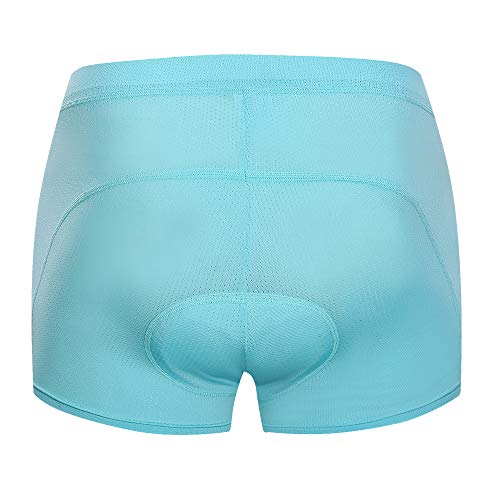 Tomshin Roupa íntima de ciclismo feminina 3D acolchoada malha respirável MTB bike ciclismo shorts sh
