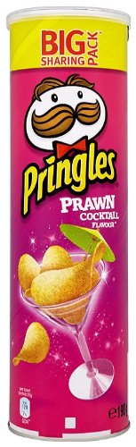 Pringles Prawn Cocktail Crisps 190 g (Pack of 6)