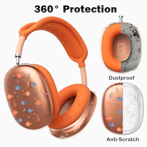BlHMCASE for AirPods Max Headphones Fish Ear Covers for AirPods Max 2 by BlHMCASE - Used condition - Image 3