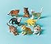 Produktbild Amscan INT390252 - Spielzeug Katzen Set, 12 Stück, Mitgebsel, Spielset