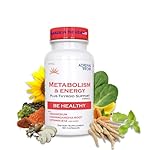 Adrenalwork Adrenal Support & Energy Supplement – Ashwagandha Capsules with Herbal Adaptogens for Mood, Focus & Metabolism – Daily Wellness Formula for Men & Women – 60 Capsules