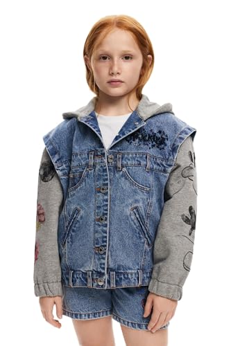 Chaqueta vaquera combinada