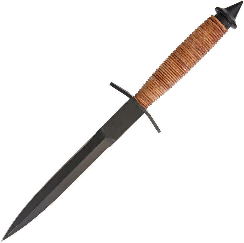 V-42 Dagger 440 Leather Replica US Special Forces WWII Fixed Knife 429