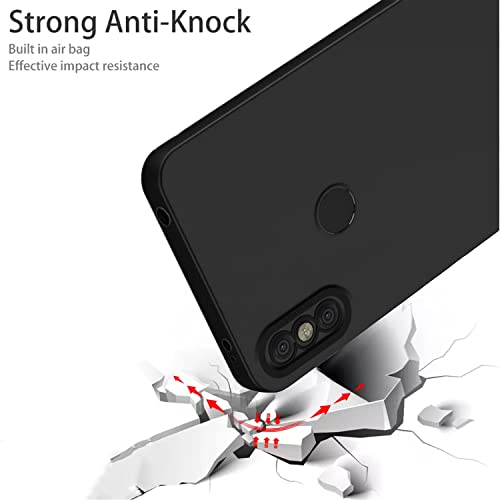 Image of Pikkme Mi Redmi Y2 Back Cover Soft Matte Liquid Silicone TPU | Camera Protection | Shockproof Slim Back Case for Mi Redmi Y2 (Black)