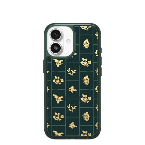 Coque iPhone 17 OtterBox silicone ultra fine fleur dorée antichoc
