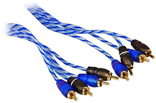 Rockville Rtr124 12 Foot 4 Channel Twisted Pair Rca Cable Split Pin, 100% Copper #TOP1