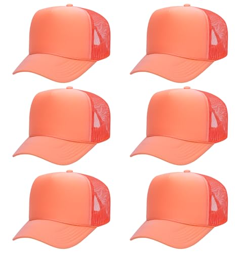 Image of OTTO Polyester Foam Front 5 Panel High Crown Mesh Back Trucker Hats in 97, Bulk, Wholesale