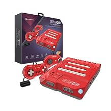 وحدة تحكم الألعاب Hyperkin RetroN 3 HD 3 في 1 Retro لأجهزة NES/Super Famicom/Genesis/Mega Drive/Super NES SNES - Jasper Red