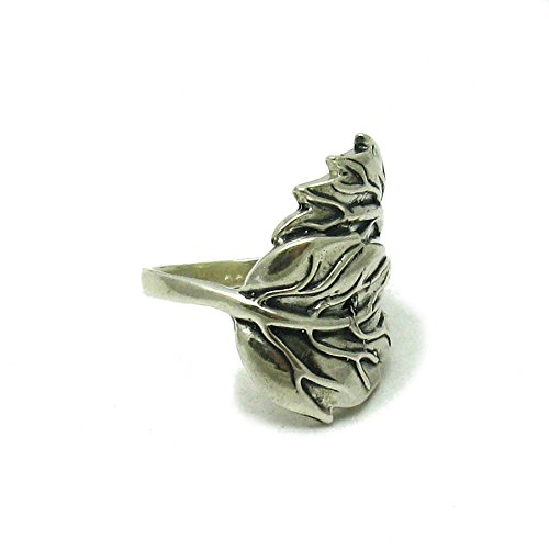 Sterling silber Ring Blatt 925 Empress Größe 45-69