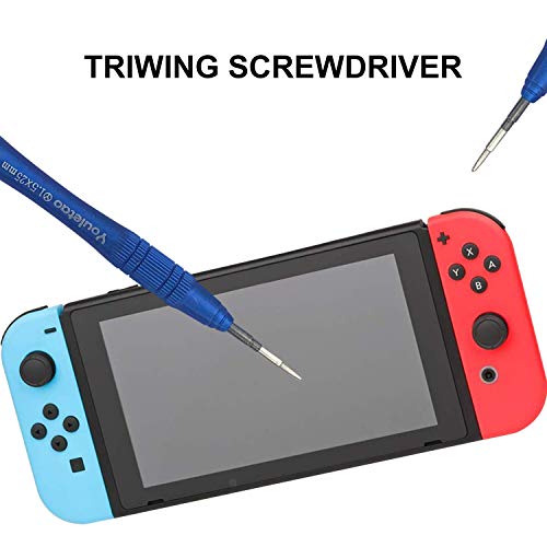 Youletao Y Screwdriver for Nintendo Switch, Y Tip 1.5 Y00 Triwing Tri Point Screwdriver Set Tool Kit for Nintendo Switch Joy-Con Controller Repair and Samsung Gear S3 Frontier Screwdriver