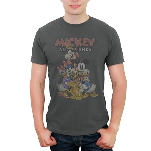 T-shirt Mickey & Friends homme t-shirt disney col rond manches courtes